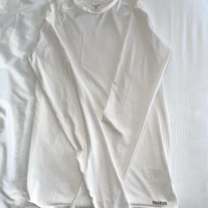REEBOK WHITE COMPRESSION SHIRT